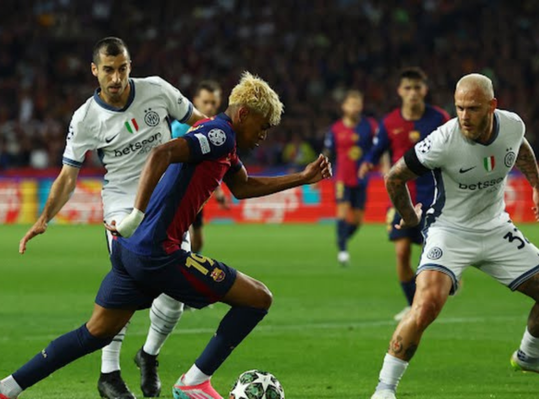 Jogo eletrizante na Champions League termina empatado em seis gols