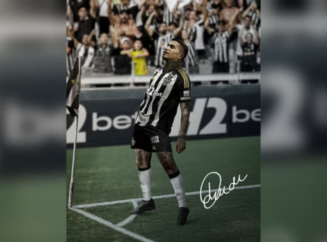 Torcedores do Atlético-MG definem número de Dudu. Saiba qual é