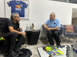 Helder Eugênio recebe o escritor, jornalista e radialista Toni Rodrigues
